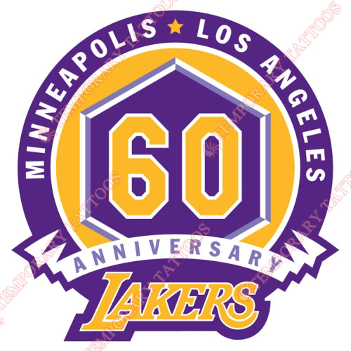 Los Angeles Lakers Customize Temporary Tattoos Stickers NO.1051